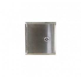 Water Fill Stainless Steel Door With Lock & 2 Keys for Airstream 39769W