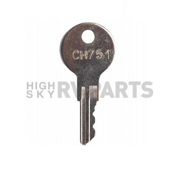 Key Blank # CH751 Water Fill Compartment 381647-1