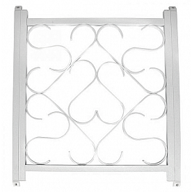 Camco Screen Door Deluxe Aluminum Grille - White - 43997