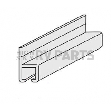 Wall Curtain Track Aluminum T-tab - 101225-100