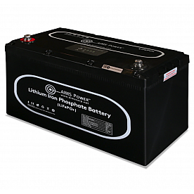 Aims Power Lithium Iron Phosphate Style (LiFePO4) Deep Cycle Battery - LFP12V104A
