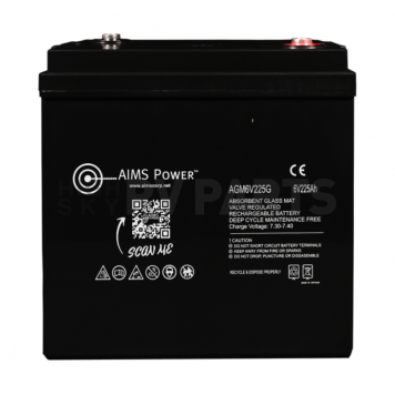 Aims Power AGM Deep Cycle 6V Battery - AGM6V225G