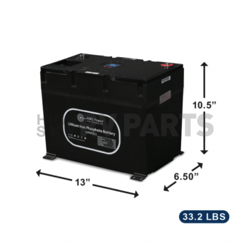 Aims Power 12 Volt Group 31 Lithium Battery - LFP12V135A-5