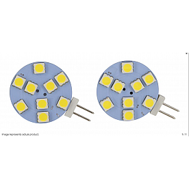 LED Replacement - Halogen Puck Style 9 Bulb - Set of 2 - 15751W-09