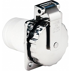 Power Inlet - Stainless Steel 50 Amp - 511149-02