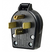 Cooper Wire Power Replacement Straight Blade Plug 30 Amp Male End - S21-SP
