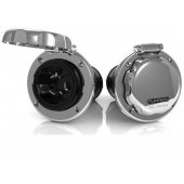 Furrion Outdoor Receptacle Round 50 Amp Male Stainless Steel - F52INS-SS