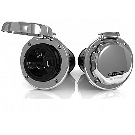 Furrion Outdoor Receptacle Round 50 Amp Male Stainless Steel - F52INS-SS
