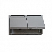 Exterior Jack TV/Phone Gray - 500996