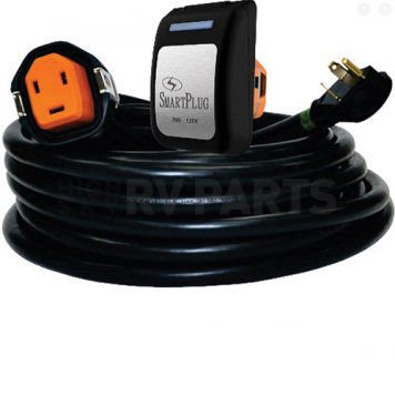 SmartPlug Systems 30 Amp 30' RV Power Cord Set and Plug - R30303BM30PB