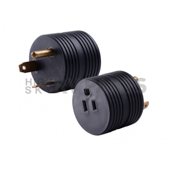 Valterra Power Cord Adapter 30 Amp Male x 15 Female Round - A10-3015ARDVP
