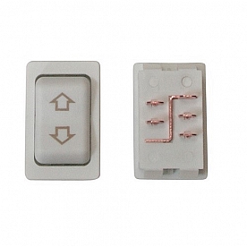 Valterra Slide Out Switch 5 Pin - Double Pole Double Throw - DG31VP