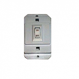 Switch Body with Rocker Single White 511327