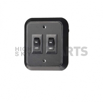 Switch Body With Rockers 2 Gang Black - 511567-01                                        