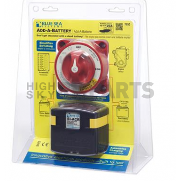 Blue Sea Dual Circuit Plus Battery Disconnect Switch - 120 Amps - 7650-1