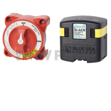 Blue Sea Dual Circuit Plus Battery Disconnect Switch - 120 Amps - 7650