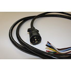 7-Way Vehicle to Trailer Cable w/plug - 500886