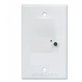 Winegard Wall Plate With Two-Way Splitter For Second TV/ On/Off - RV-0954