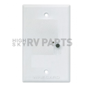 Winegard Wall Plate With Two-Way Splitter For Second TV/ On/Off - RV-0954