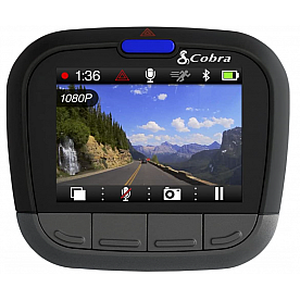 Cobra Electronics Dash Camera with 2 inch LCD Display - CDR855BT