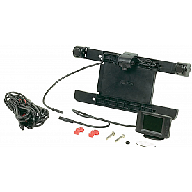 Hopkins MFG Backup Camera - License Plate mount with 2-1/2 Inch Color Monitor - 60195VA