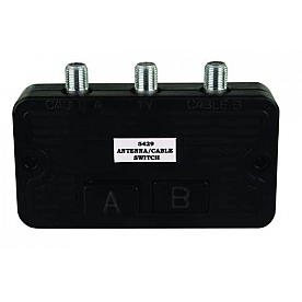 JR Products Audio/ Video Selector Black - 47845