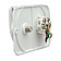 JR Products TV Cable Entry Plate White - 543-A-2-A