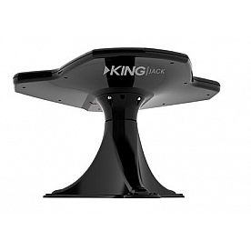 King Jack Broadcast TV Antenna with Aerial Mount/ Signal Finder Black - OA8501