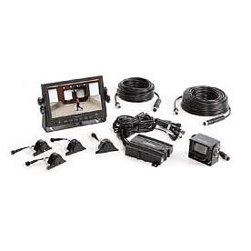 Mobile Awareness Backup Camera VisionStat Plus - Rear Bumper Mount with 7 Inch Monitor - MA1147