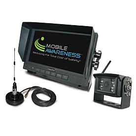 Mobile Awareness VisionStat Backup Camera Rear Bumper Mount with 3.5 Inch Monitor - MA1168