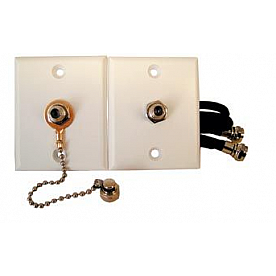 Prime Products TV Cable Entry Plate Aluminum - 08-6024