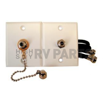 Prime Products TV Cable Entry Plate Aluminum - 08-6024