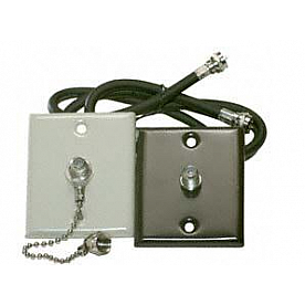 Prime Products TV Cable Entry Plate Beige - 08-6026