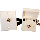 Prime Products Wall Mount TV Cable Entry Plate White - 08-6215