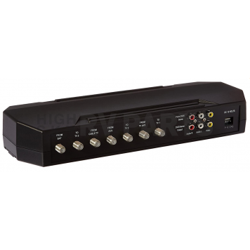 Quest Tech Audio/ Video Selector - Supports Up To 3 TVs - QS53E-1