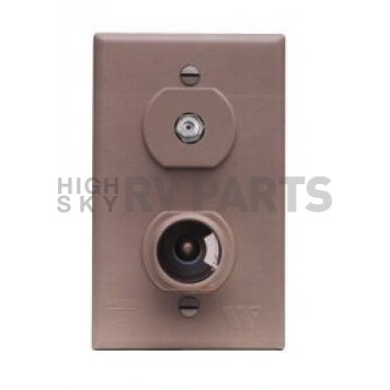 Winegard Receptacle - Coaxial Cable Satellite Input Brown - TG-7331