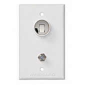 Winegard Receptacle - Coaxial Cable Satellite Input White - TG-7341