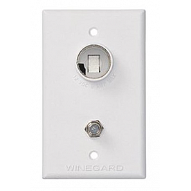 Winegard Receptacle - Coaxial Cable Satellite Input White - TG-7341