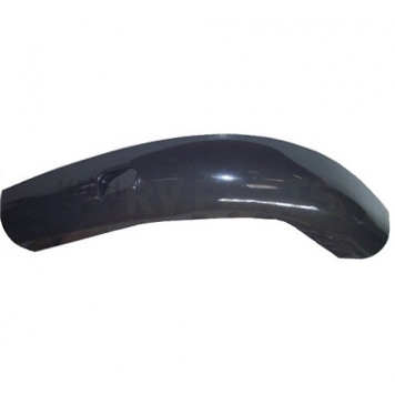 Banana Wrap ABS Gloss Gray - Curb Side Front - 200543-01