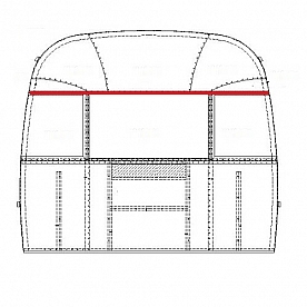 Bow Upper Window Wide Body 114678