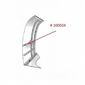 Z-Channel Horizontal Structural Rib 100034