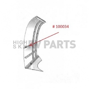 Z-Channel Horizontal Structural Rib 100034