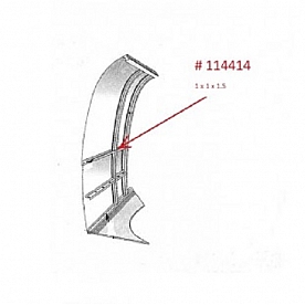Z-Channel Horizontal Structural Rib 114414