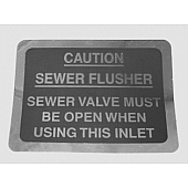Holding Tank Flushing Label - 385565