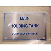 Aluminum Tag Main Tank Dump Valve Handle - 385099