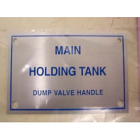 Aluminum Tag Main Tank Dump Valve Handle - 385099