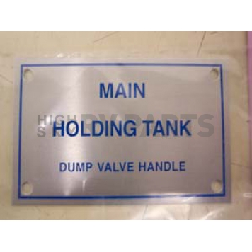 Aluminum Tag Main Tank Dump Valve Handle - 385099