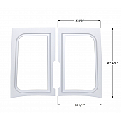 Airstream Wing Window Trim Plastic - Set of 2 - 106561