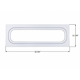 Trim Ring for 30 inch Vista View Window White - 203490-04