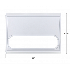 Extended Trim Ring for 30 inch Vista View Window White - 203490-004